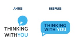Logo - antes y despu&eacute;s